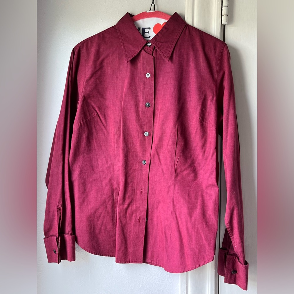Eddie bauer red blouse